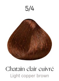 Kydra Crème 5-4 Light Copper Brown Kydra Crème 5-4 Light Copper Brown
