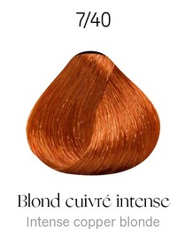 Kydra Crème 7-40 Intense Copper Blonde Kydra Crème 7-40 Intense Copper Blonde