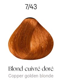 Kydra Crème 7-43 Copper Golden Blonde Kydra Crème 7-43 Copper Golden Blonde