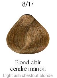 Kydra Crème 8-17 Light Ash Chestnut Blonde Kydra Crème 8-17 Light Ash Chestnut Blonde