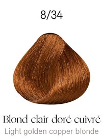 Kydra Crème 8-34 Light Golden Copper Blonde Kydra Crème 8-34 Light Golden Copper Blonde