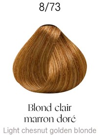 Kydra Crème 8-73 Light Golden Chestnut Blonde Kydra Crème 8-73 Light Golden Chestnut Blonde