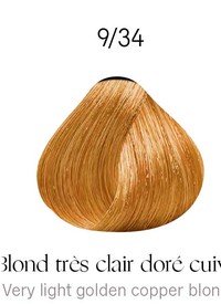 Kydra Crème 9-34 Very Light Golden Copper Blonde Kydra Crème 9-34 Very Light Golden Copper Blonde