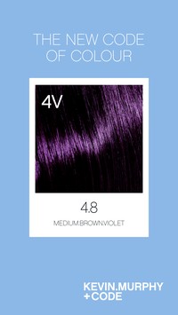 Code 4.8 /4V - Medium.Brown.Violet Code 4.8 /4V - Medium.Brown.Violet