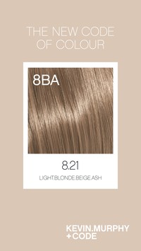 Code 8.21 /8BA - Light.Blonde.Beige.Ash Code 8.21 /8BA - Light.Blonde.Beige.Ash