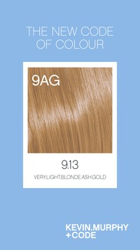 Code 9.13 /9AG - Very.Light.Blonde.Ash.Gold Code 9.13 /9AG - Very.Light.Blonde.Ash.Gold