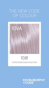 Code 10.81 /10VA - Platinum.Blonde.Violet.Ash Code 10.81 /10VA - Platinum.Blonde.Violet.Ash