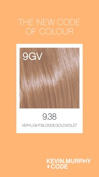 Code 9.38 /9GV - Very.Light.Blonde.Gold.Violet Code 9.38 /9GV - Very.Light.Blonde.Gold.Violet