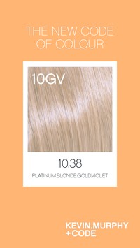 Code 10.38 /10GV - Platinum.Blonde.Gold.Violet Code 10.38 /10GV - Platinum.Blonde.Gold.Violet